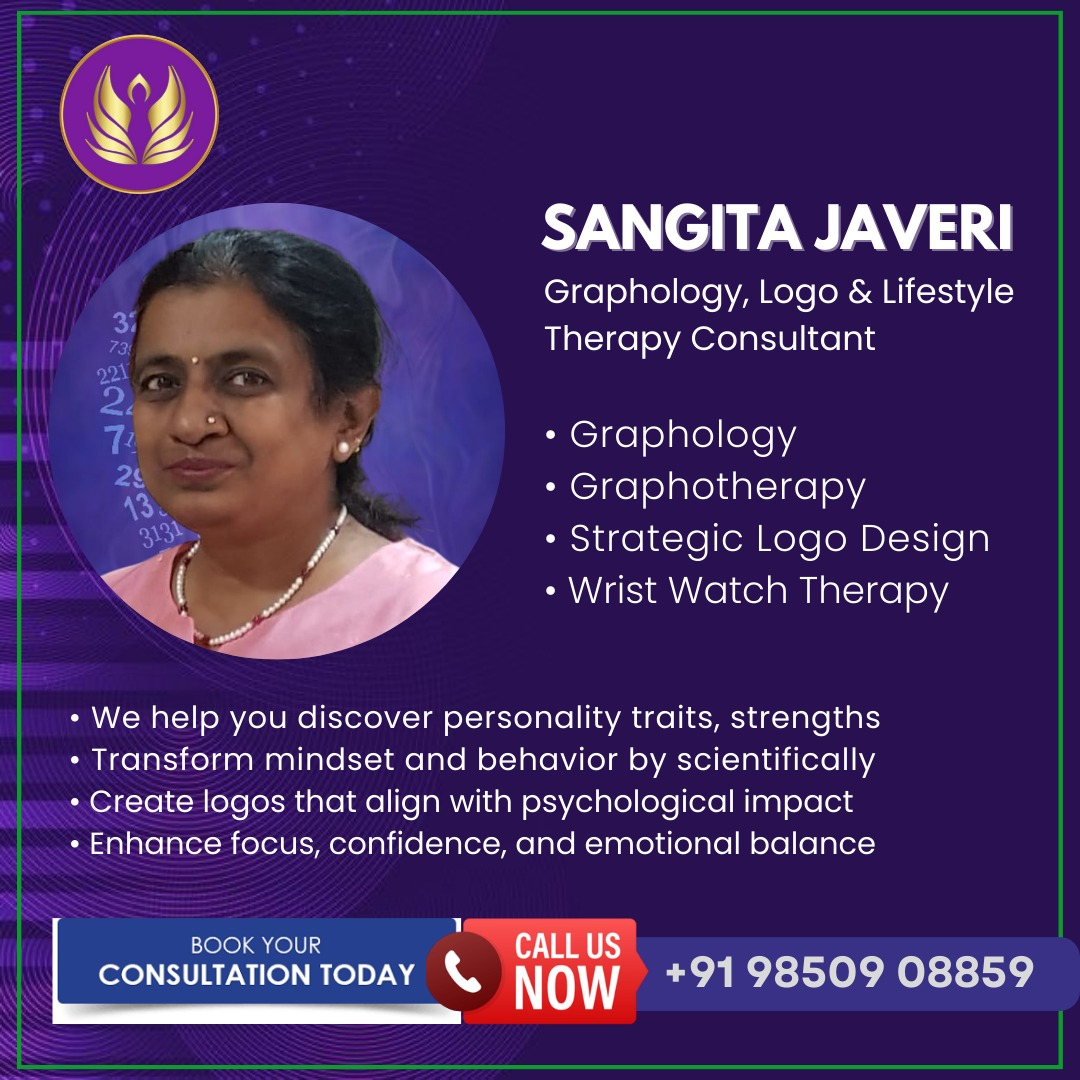 Sangita Javeri - Graphotherapy, Logo & Lifestyle Therapy, Wrist Watch Therapy - Belgaum