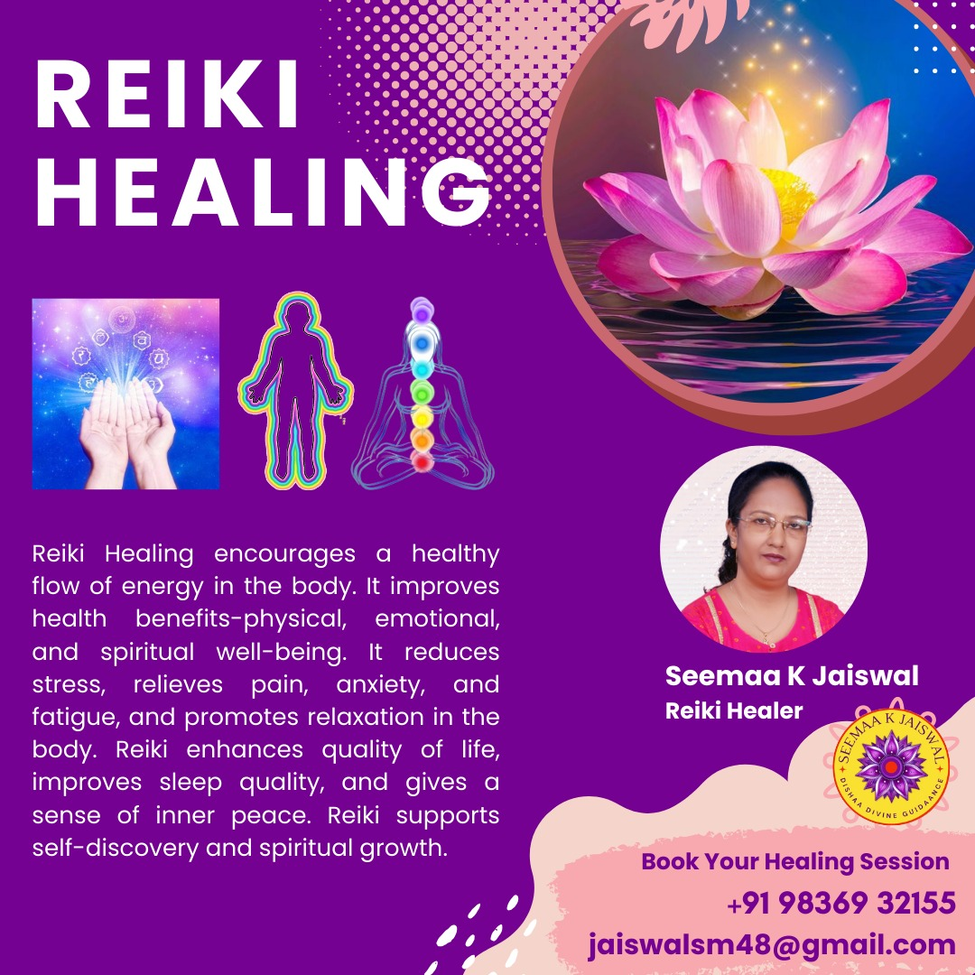 Seema Jaiswal - Reiki Healer - Kolkata