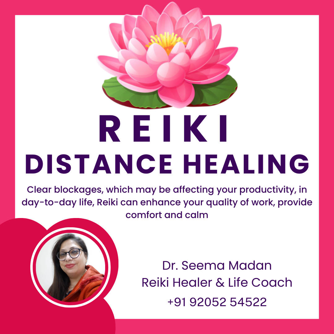Reiki Distance Healing by Dr. Seema Madan - Faridabad