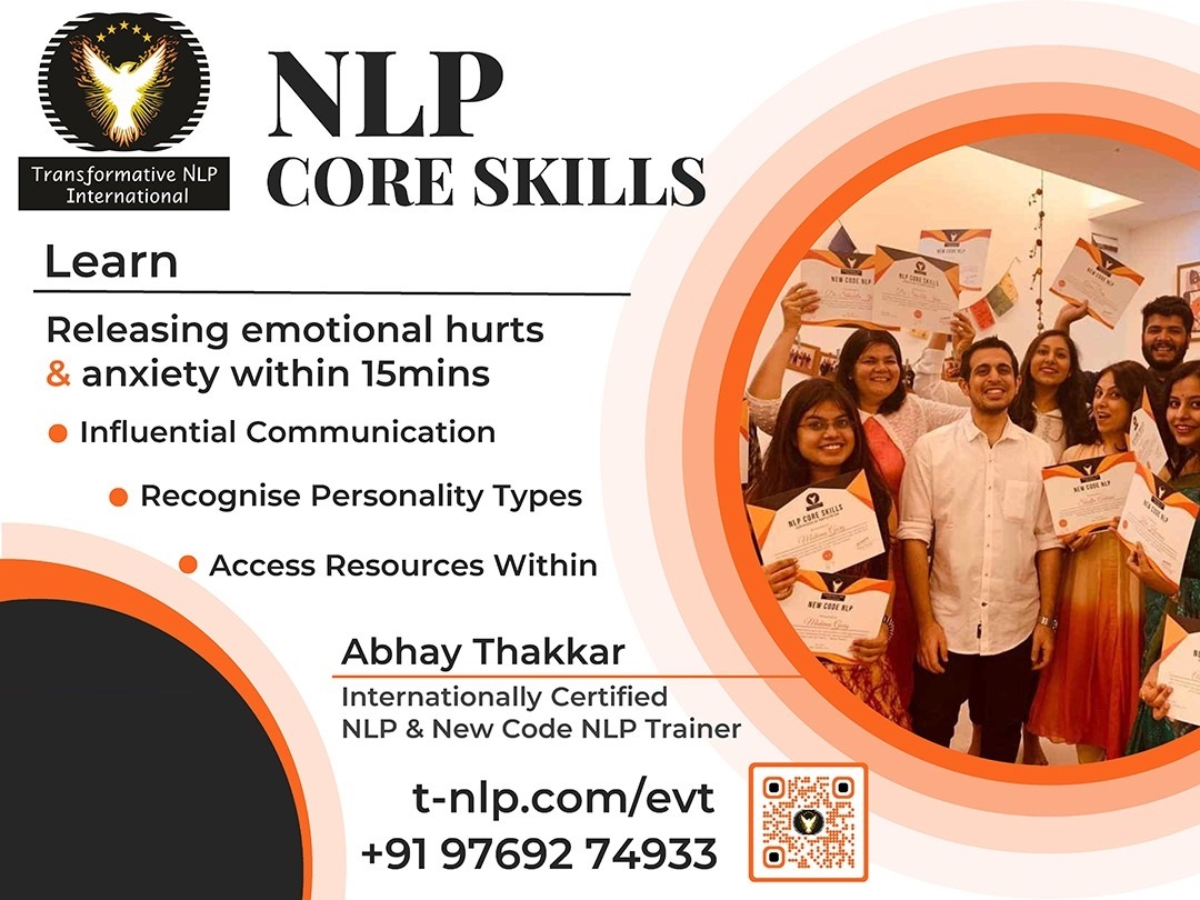 NLP Core Skills Training by Abhay Thakkar - Mumbai