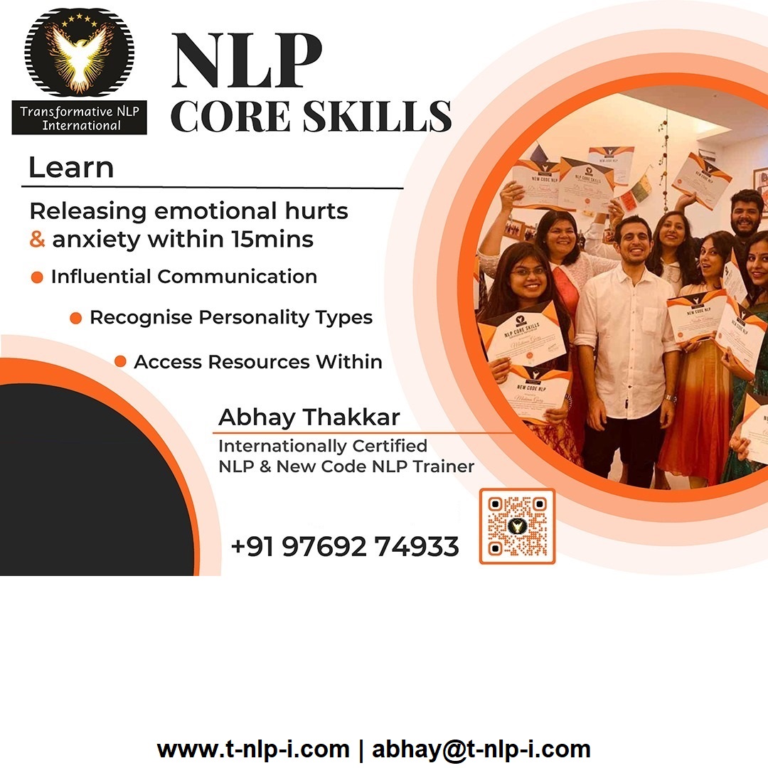 NLP Core Skills Training by Abhay Thakkar - New Jersey