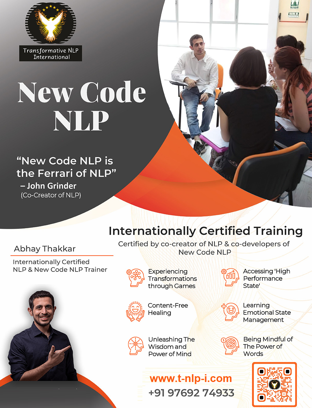 Internationally Certified New Code NLP Training by Abhay Thakkar - London