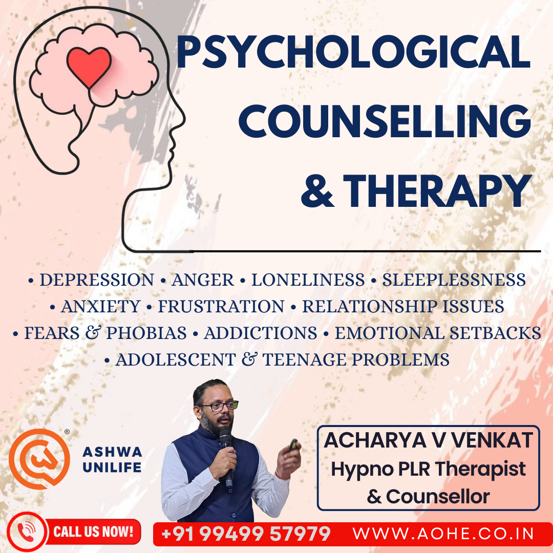 Psychological Counseling - Ashwa Unilife Group - Acharya V Venkat - Belgaum