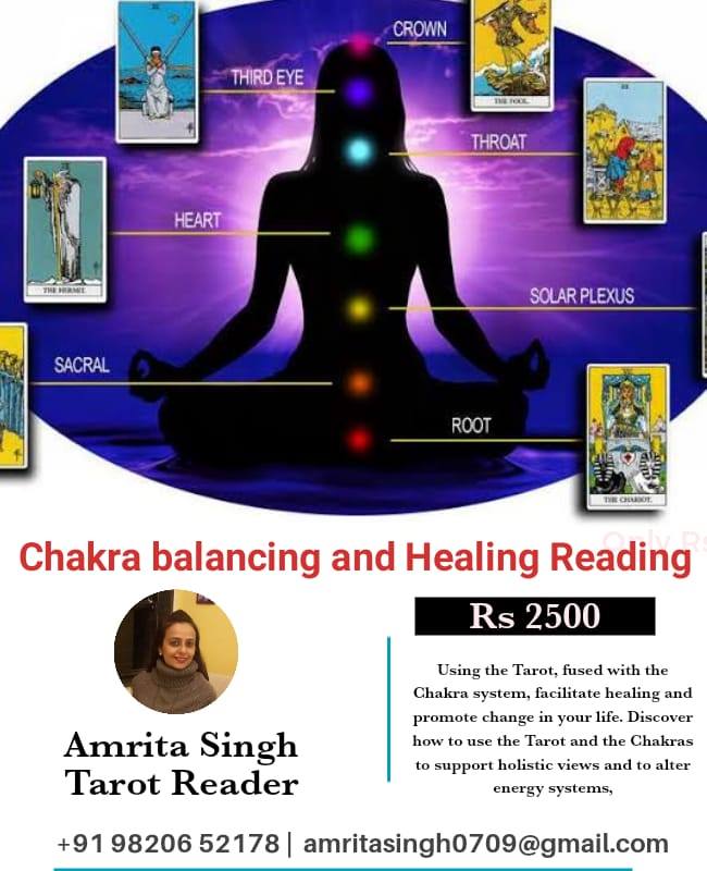 Chakra balancing and Healing with Tarot by Amrita Singh - Juhu
