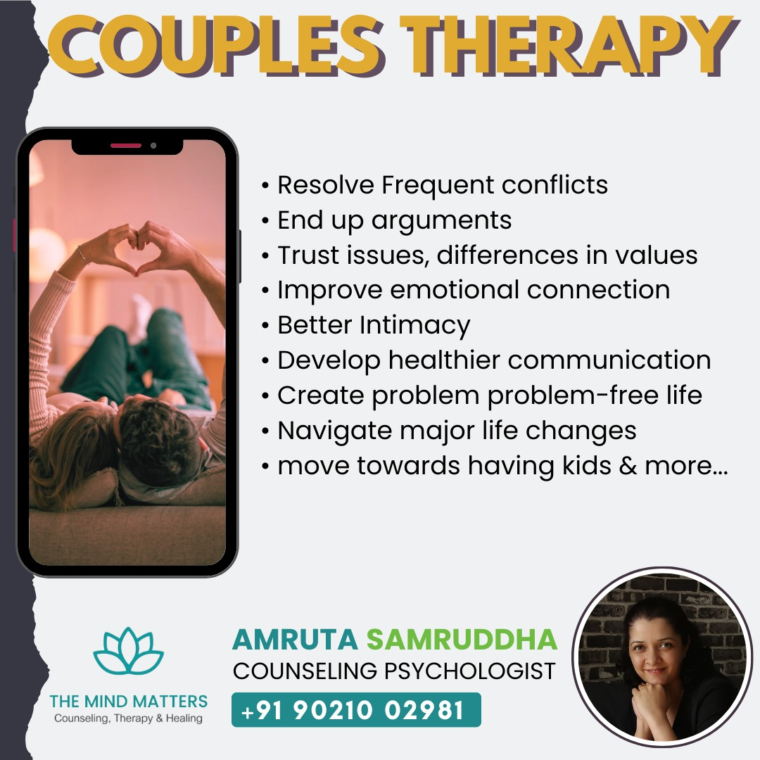 Couples Therapy - Amruta Samruddha - Ahmedabad