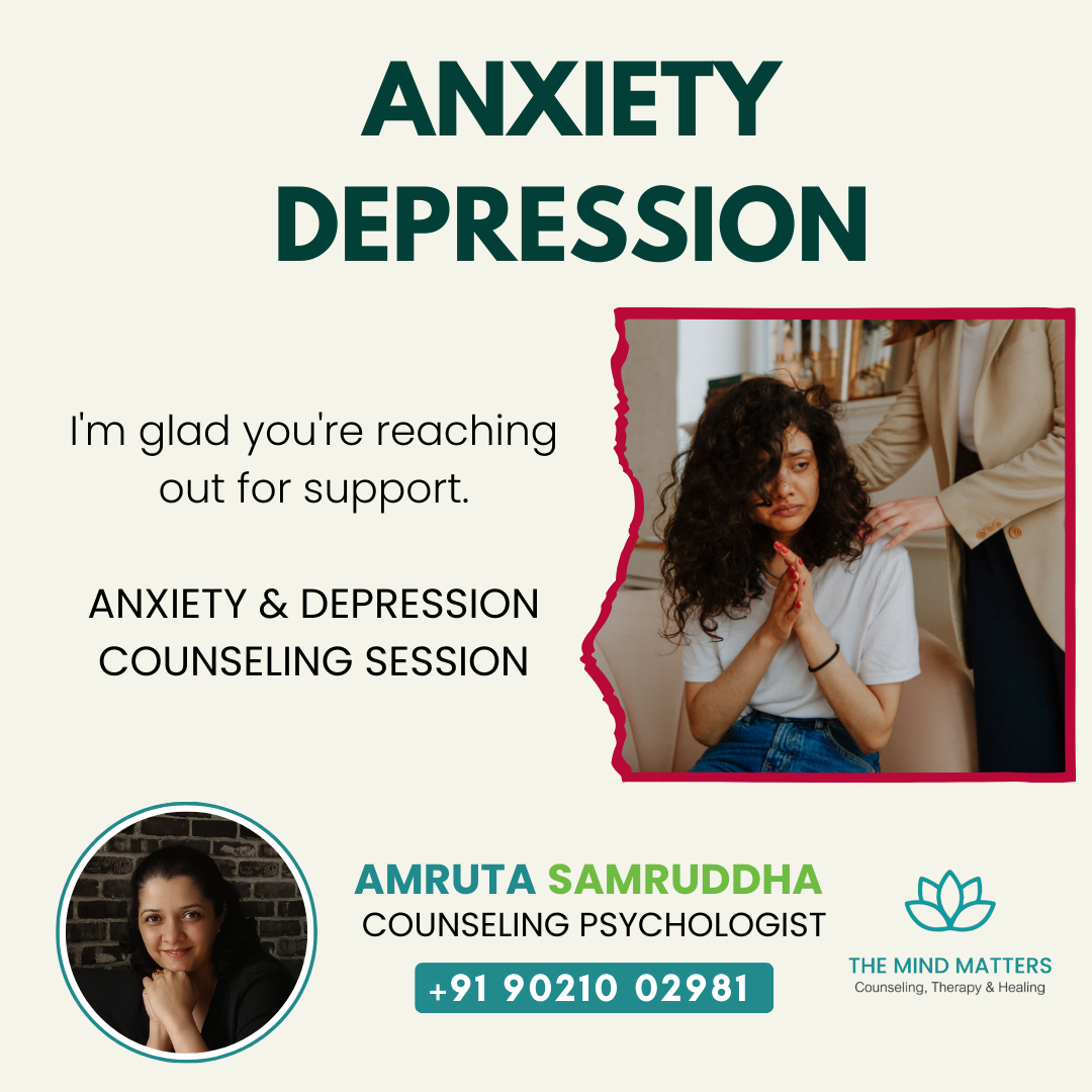 Depression Counseling - Amruta Samruddha - Counseling Psychologist - Ahmedabad