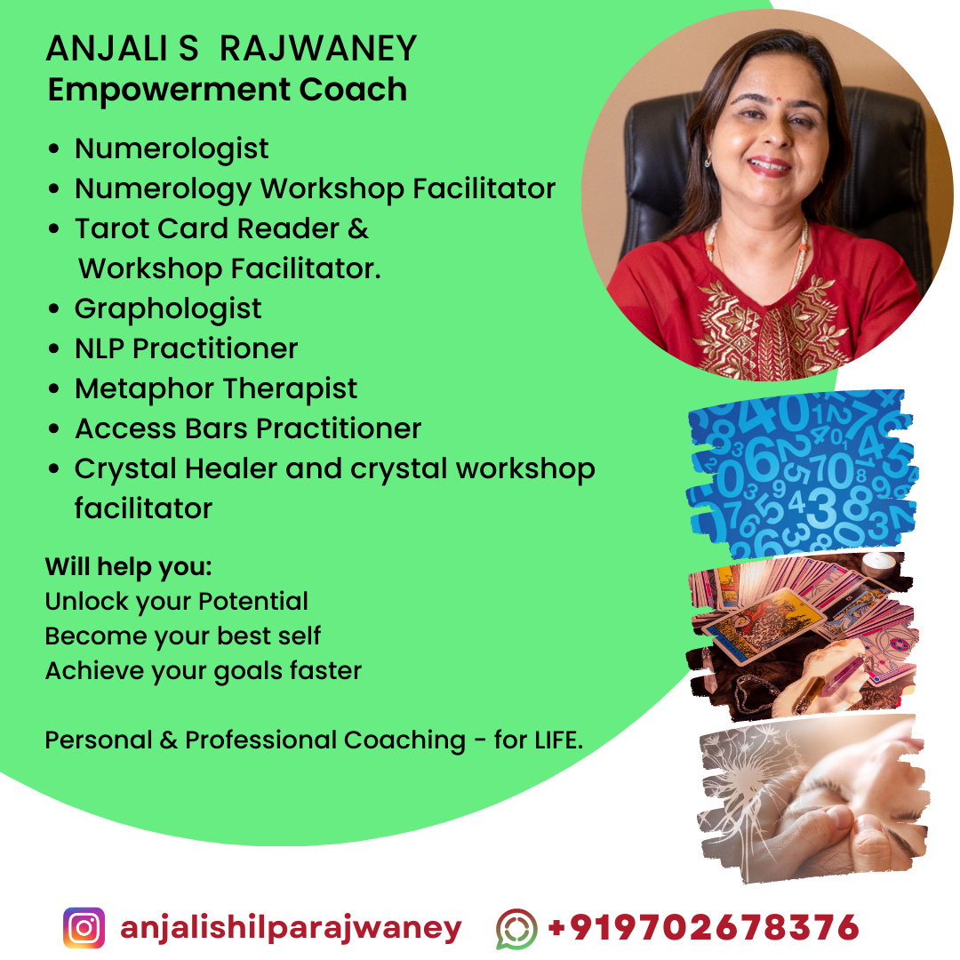 Anjali S. Rajwaney - Numerologist, Crystal Healer & Tarot Reader - Thane