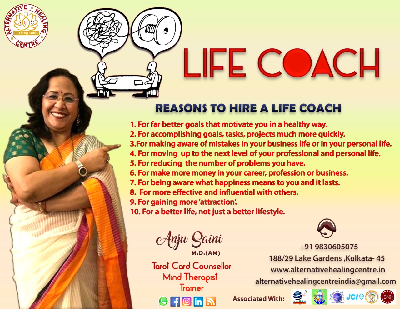 Life Coaching Sessions by Anju Saini - Guwahati
