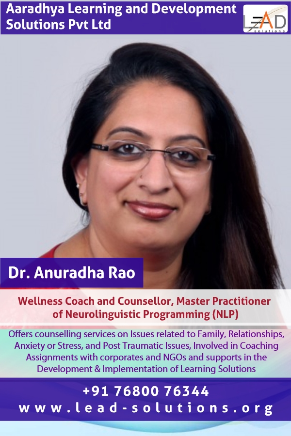 Dr. Anuradha Rao - Aaradhya Learning and Development Solutions - Nizamabad