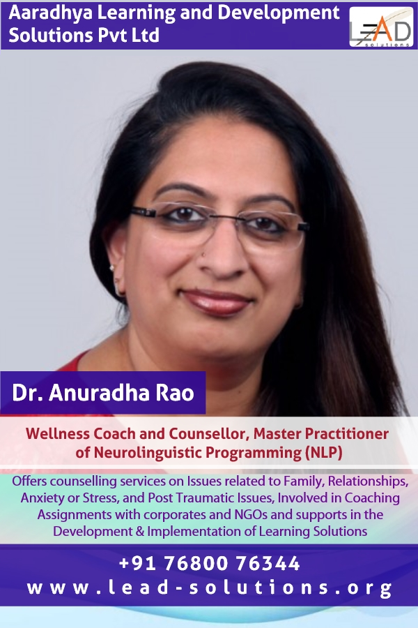 Dr. Anuradha Rao - Aaradhya Learning and Development Solutions - Vijayawada