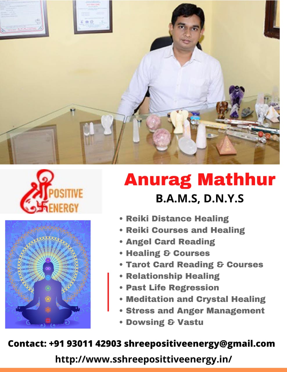 Holistic Healer Dr. Anurag Mathur - Surat