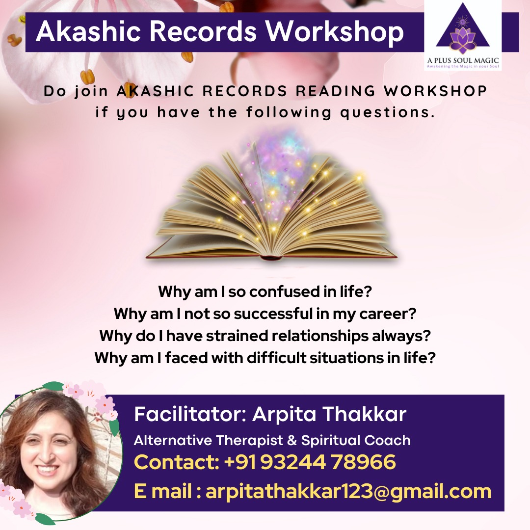 Akashic Records Workshop by Arpita Thakkar - Juhu