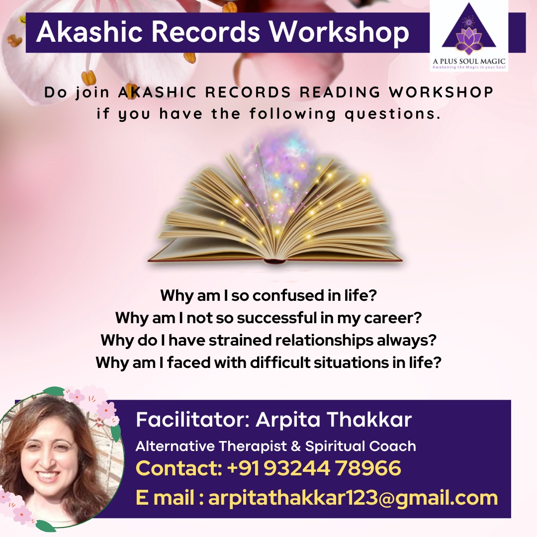 Akashic Records Workshop by Arpita Thakkar - Bangalore