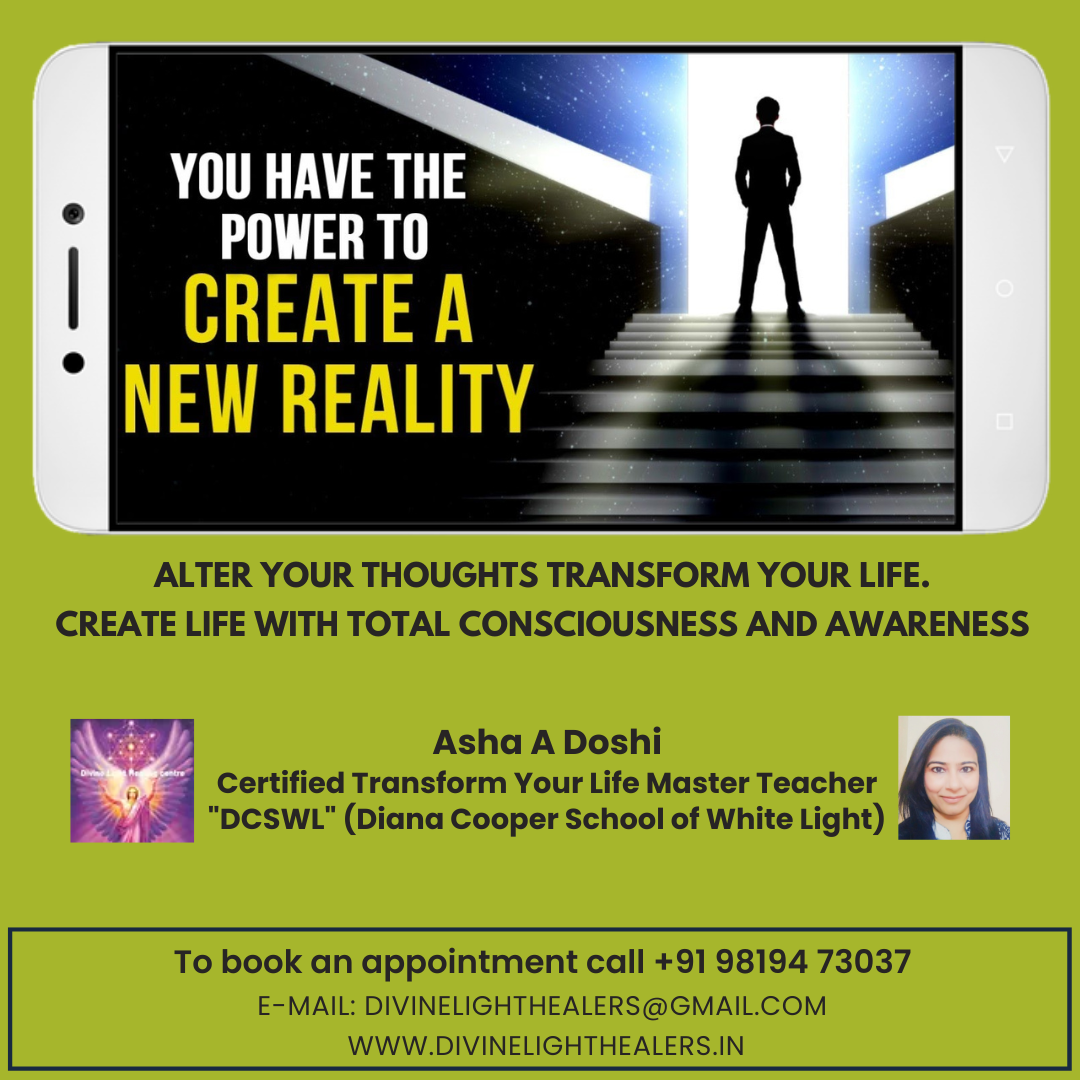 Asha A Doshi - Certified Transform Your Life Master Teacher - Diana Cooper School Of White Light (DCSWL)- Gurgaon