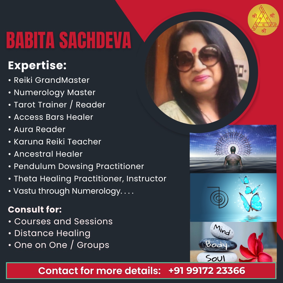 Babita Sachdeva - Dhara Healing- Noida