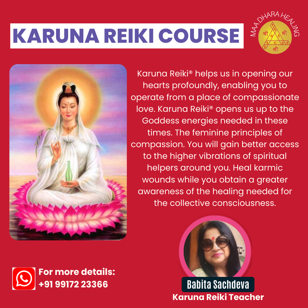 Karuna Reiki Course - Babita Sachdeva - Agra