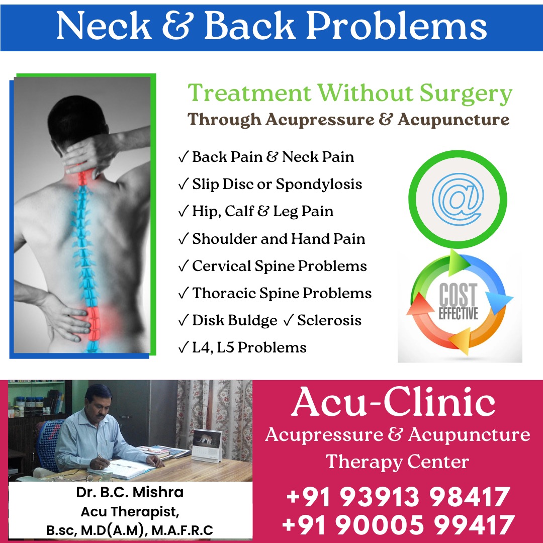 Neck and Back Pain Treatment by B.C. Mishra - Vijayawada
