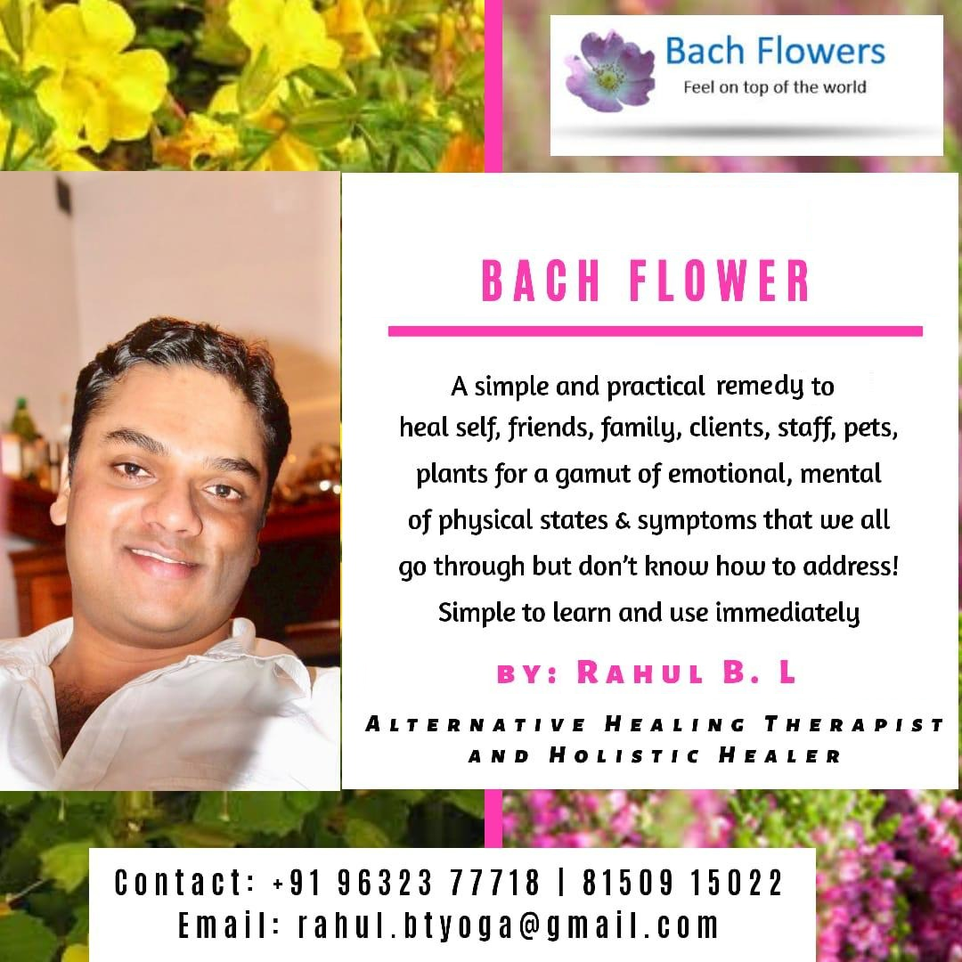 WhatsApp Bach Flower remedies workshop by Rahul B.L - Dharamshala