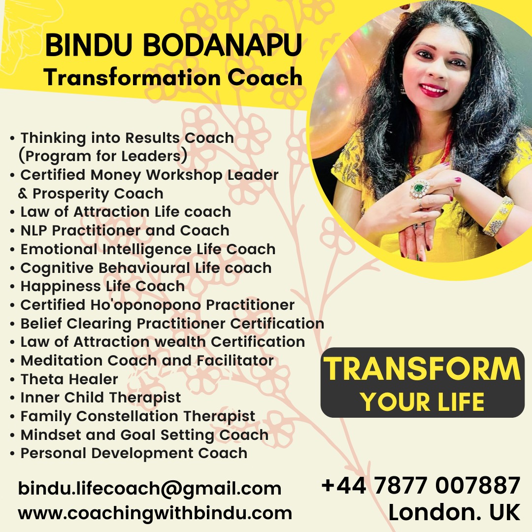 Bindu Bodanapu - Transformational Coach, Life Coach - Washington