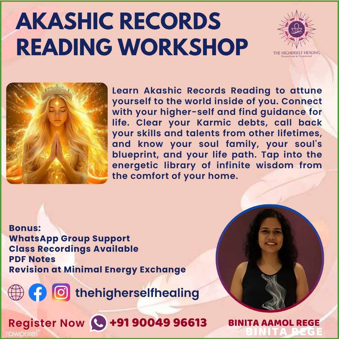 Akashic Records Workshop by Binita Aamol Rege - Belgaum