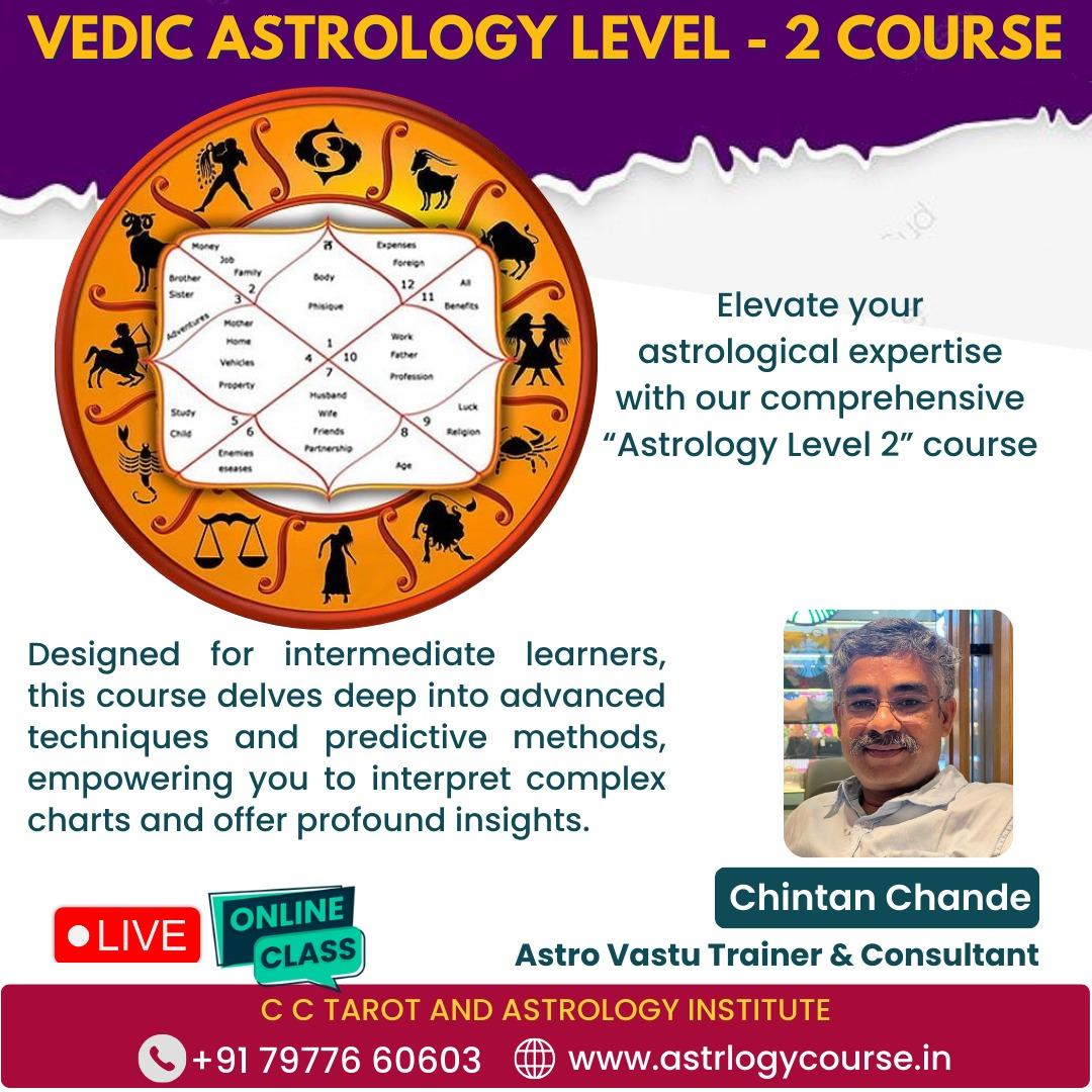 Vedic Astrology Level 2 Course with Acharya Chintan Anand Chande - Ahmedabad