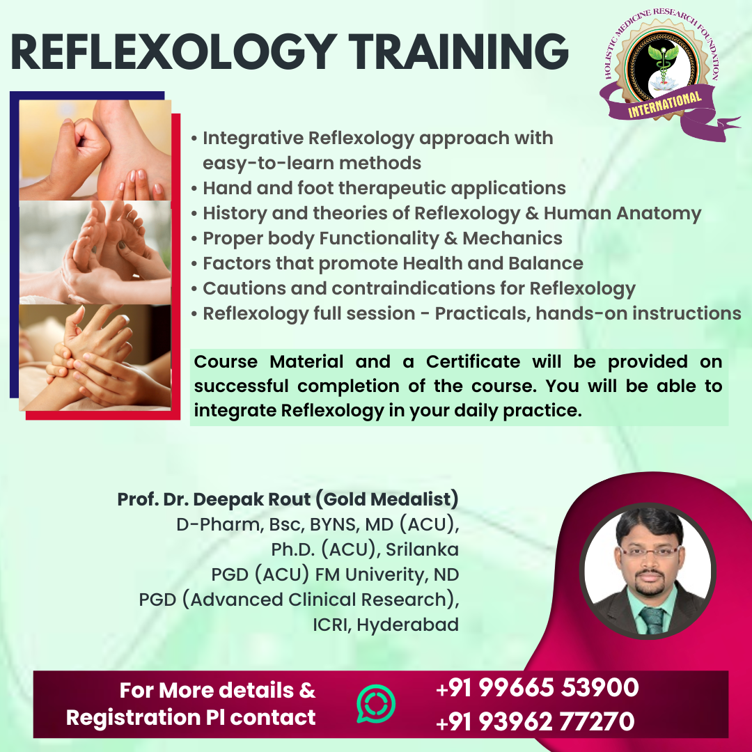 Reflexology Training Course by Dr. Deepak Rout - Hyderabad