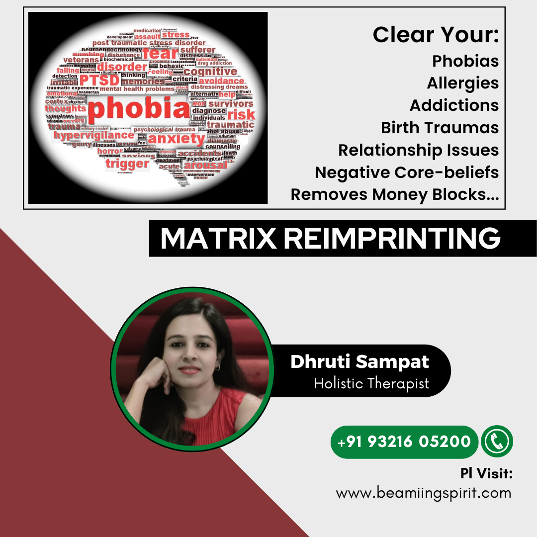 EFT, Matrix Reimprinting, Psycogeometrics with Dhruti Sampat - Mumbai