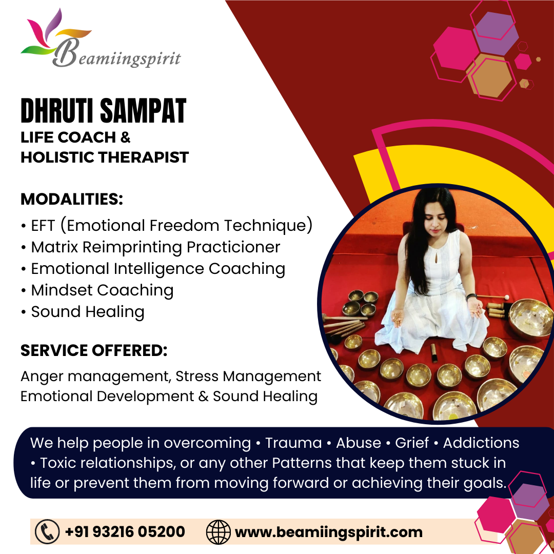 Beamiing Spirit - Life Coach & Tibetan Singing Bowl Therapist - Dhruti Sampat - Kurla