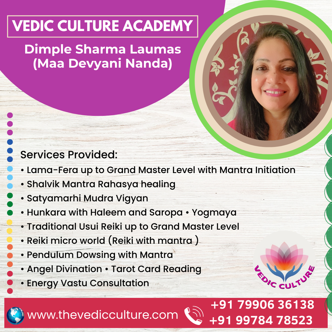 Vedic Culture Academy - Dimple Sharma Laumas (Maa Devyani Nanda) - Ahmedabad