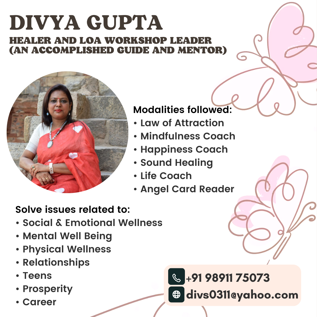 Internationally Certified Law of Attraction Teacher - Divya Gupta - Delhi