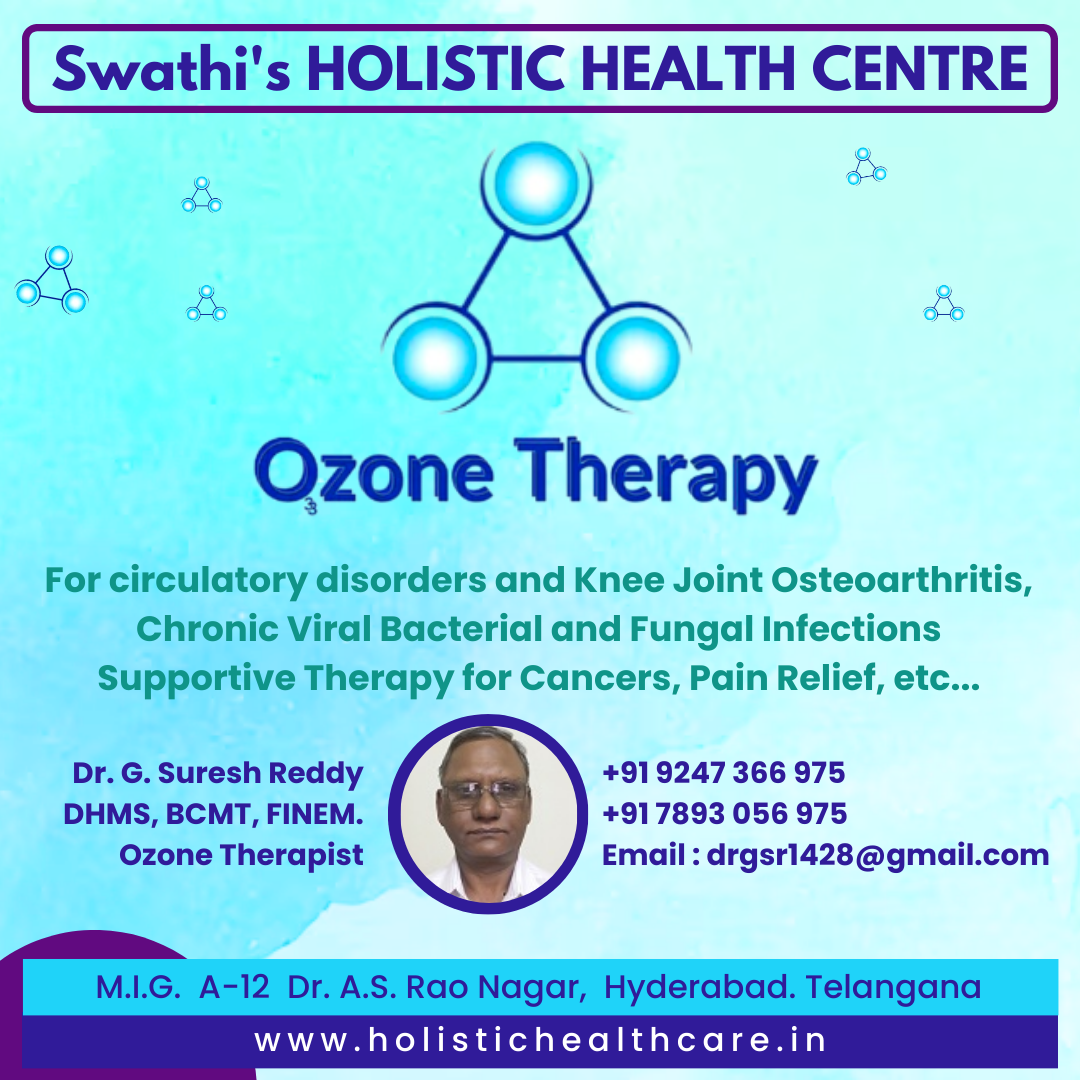 Ozone Therapy - Dr. G. Suresh Reddy - Hyderabad