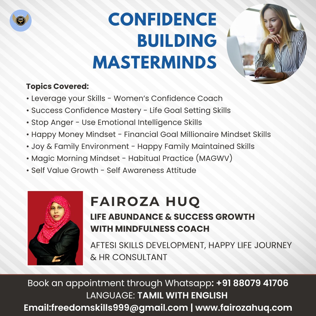 Fairoza Huq - Life Abundance & Success Growth with Mindfulness Coach - Thiruvananthapuram