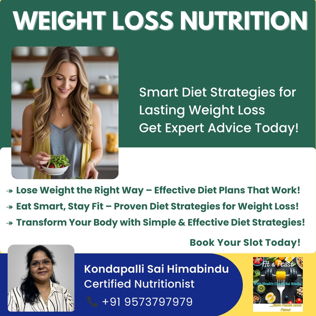 Weight Loss Nutrition Consultation with Sai Himabindu - Ahmedabad