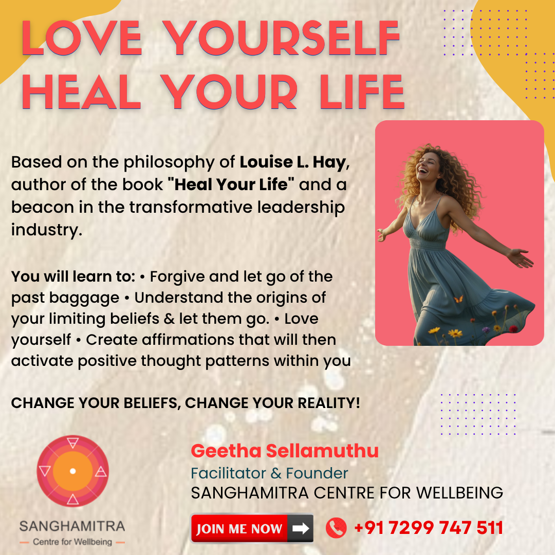 Love Yourself Heal Your Life Workshop with Sunita Rao - Ahmedabad