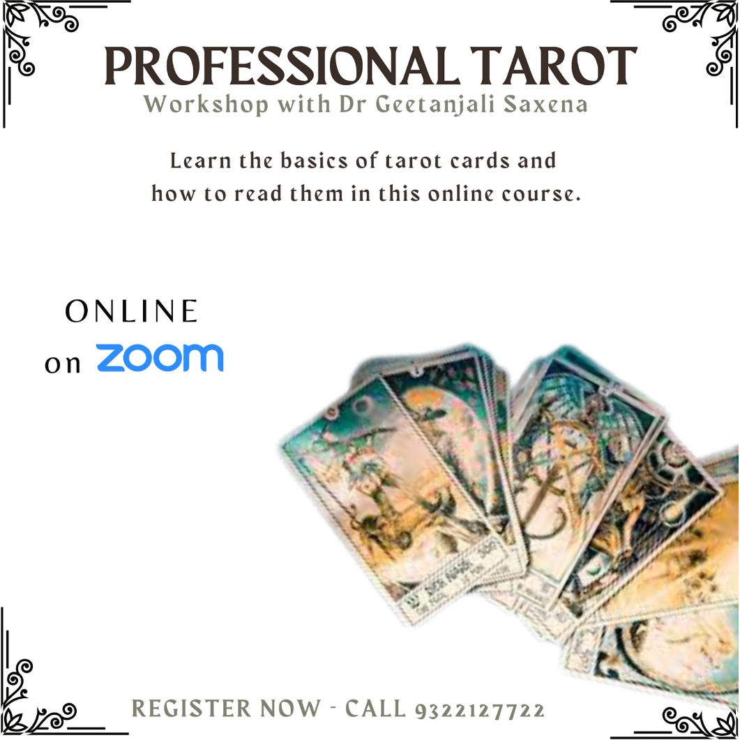 Professional Tarot Card Workshop with Dr Geetanjali Saxena - Rishikesh