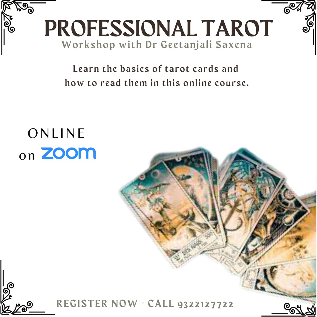 Professional Tarot Card Workshop with Dr Geetanjali Saxena - Faridabad