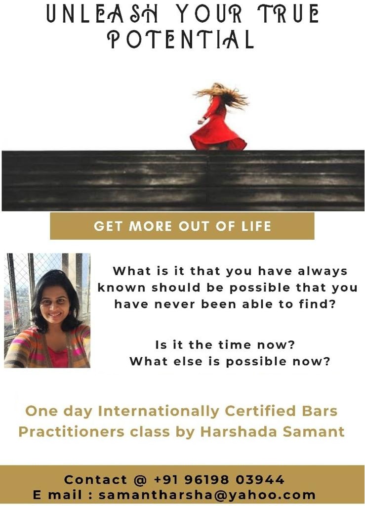 Unleash your true potential - By Harshada Samant - Bangalore