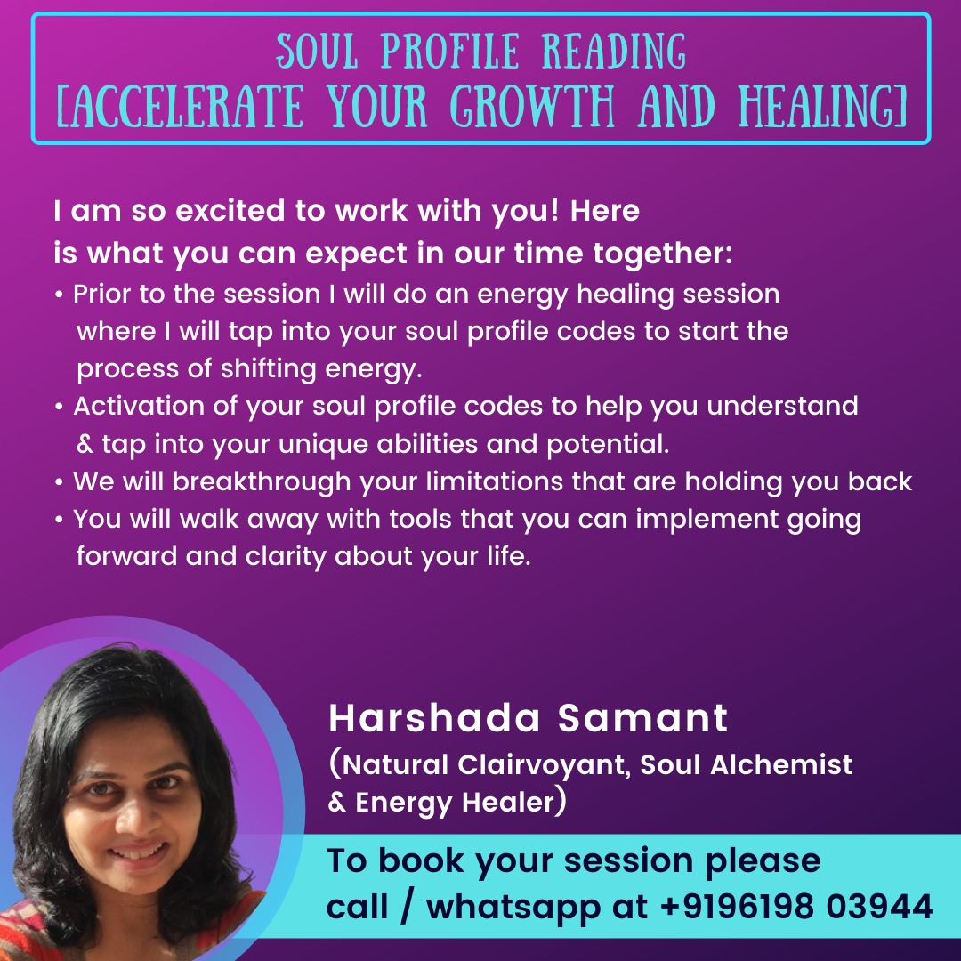 Soul Profile Reading - By Harshada Samant - Hyderabad