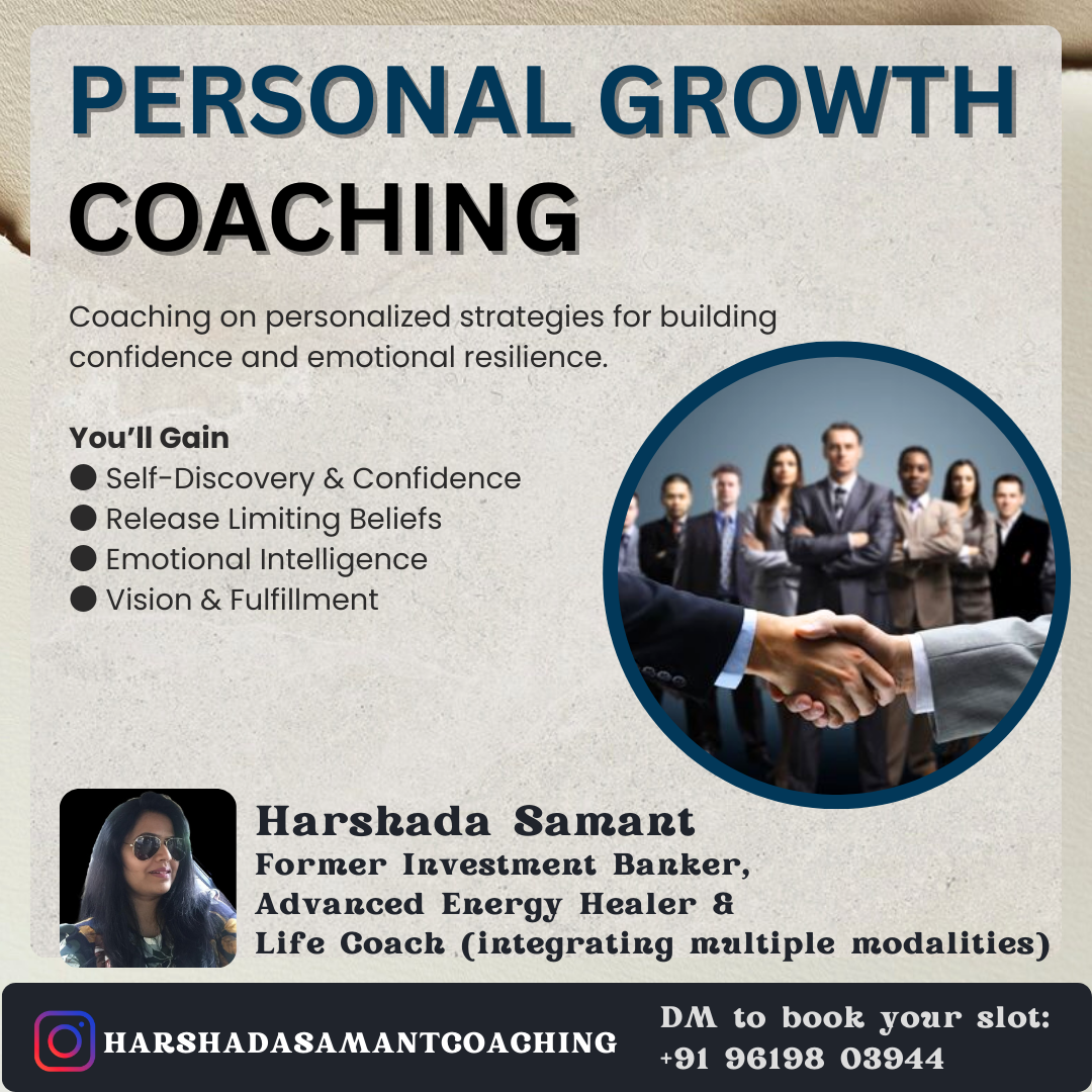 Personal Growth Coaching - Harshada Samant - Belgaum