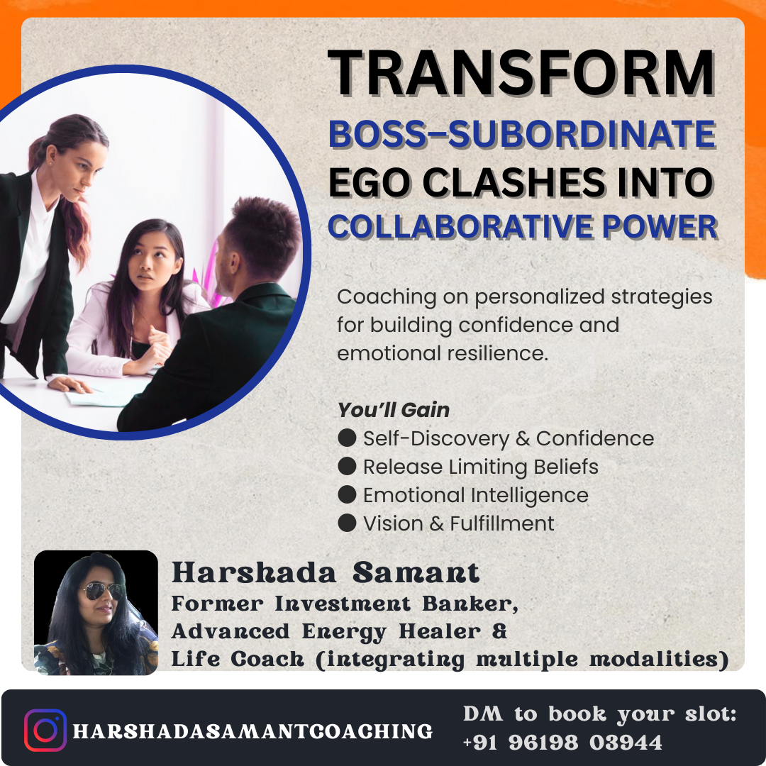 Transform Boss & Subordinate Ego - Harshada Samant - Belgaum