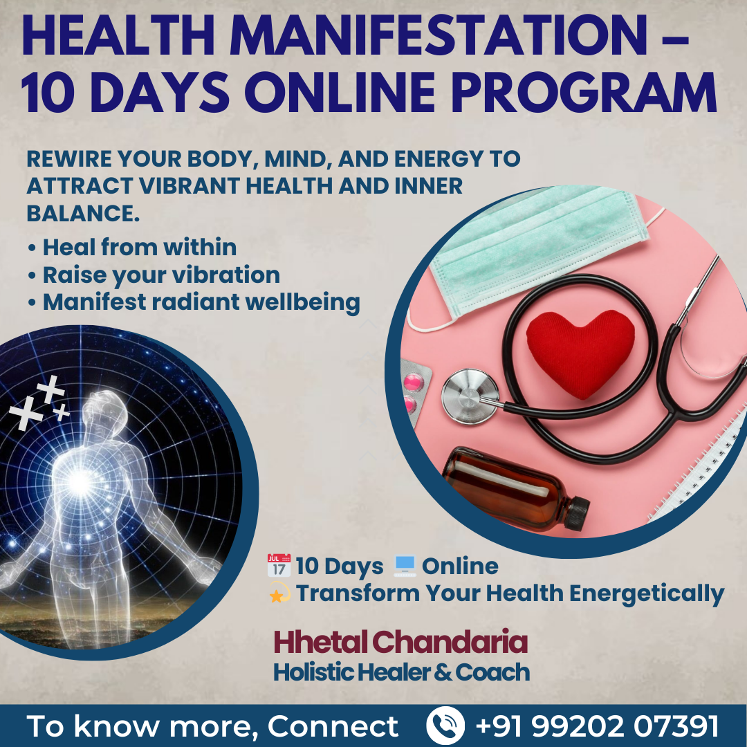 Health Manifestation with Dr. Hetal Chandaria - Mumbai