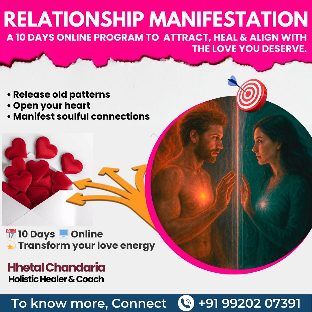 Relationship Manifestation with Dr. Hetal Chandaria - Mumbai