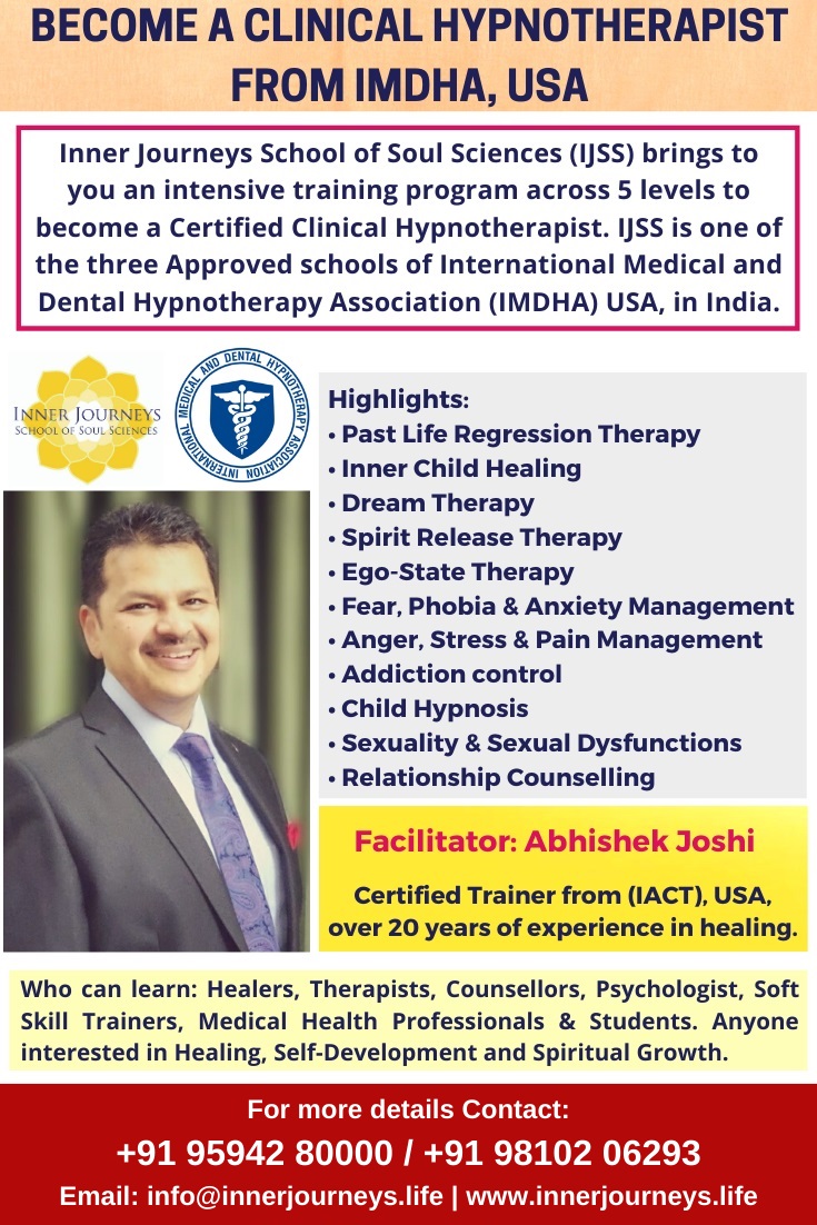 Clinical Hypnotherapy by Abhishek Joshi & Priyanka Bhargava - Bhopal