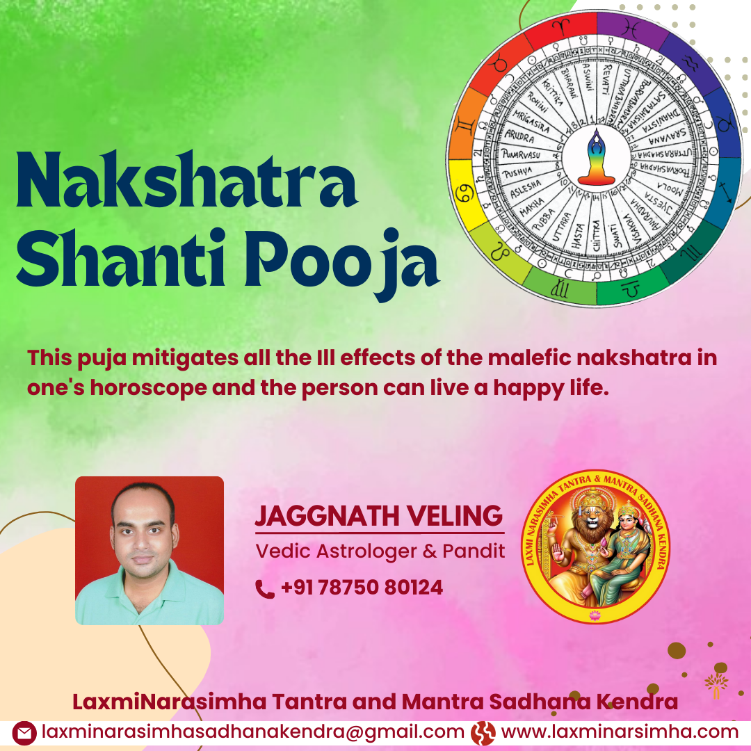 Nakshatra Shanti Puja by Astrologer Jagannath Veling - New York
