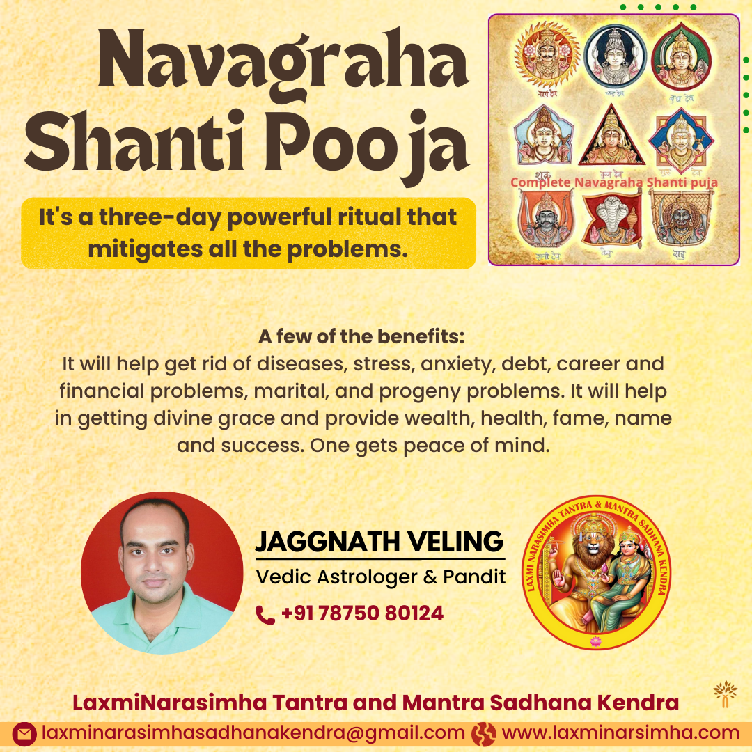 Navagraha Shanti Pooja by Astrologer Jagannath Veling - Haridwar