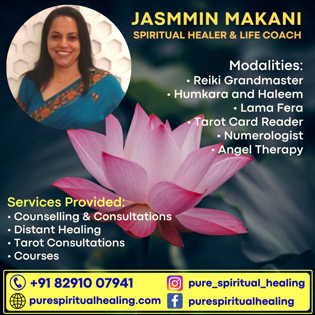 Jasmmin Makani - Spiritual Healer & Life Coach - Goa