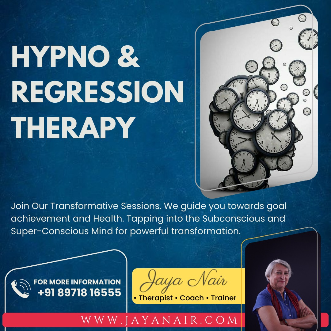 Hypno Regression Therapy with Jaya Nair - Ahmedabad