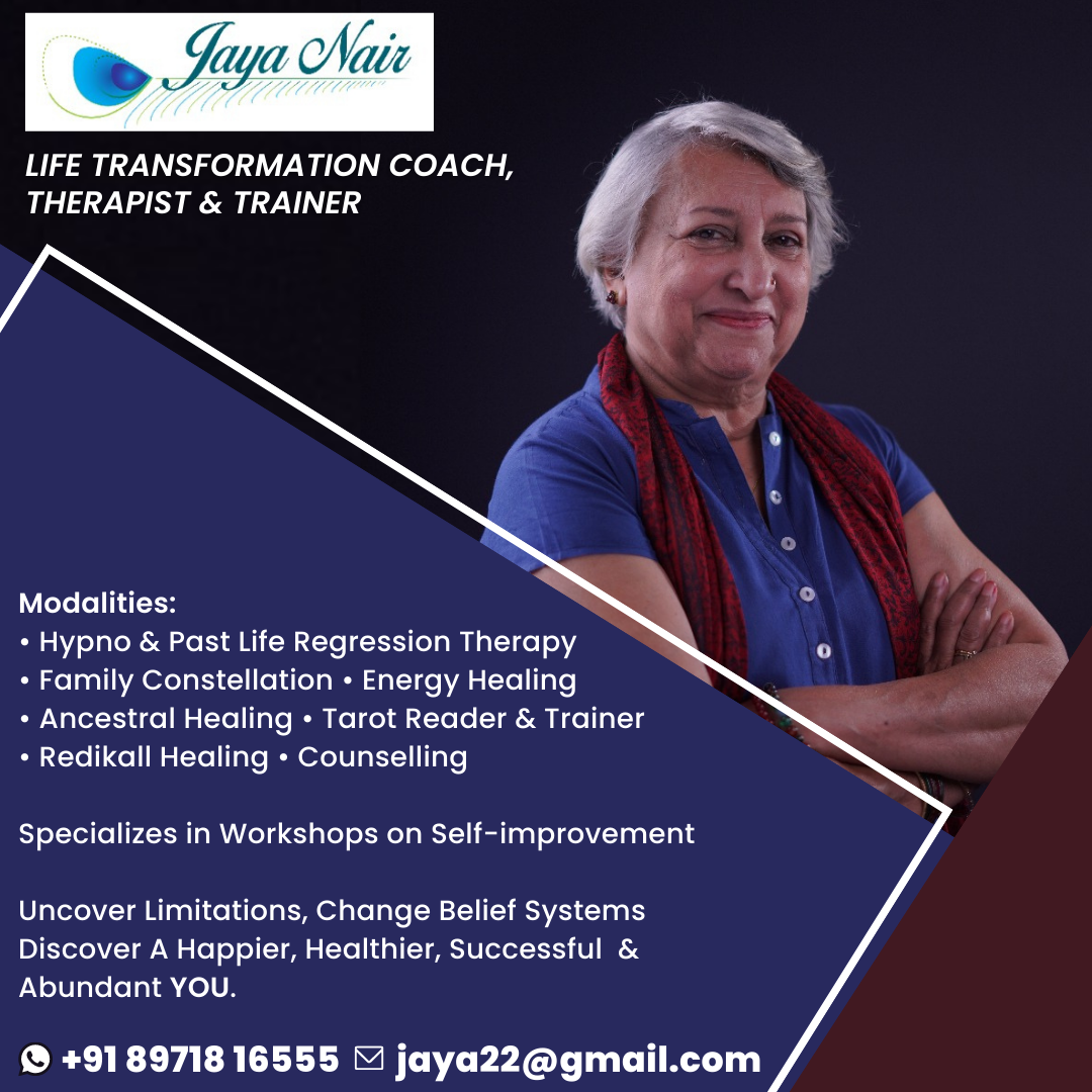 Jaya Nair - Life Transformation Coach, Therapist & Trainer - Rishikesh