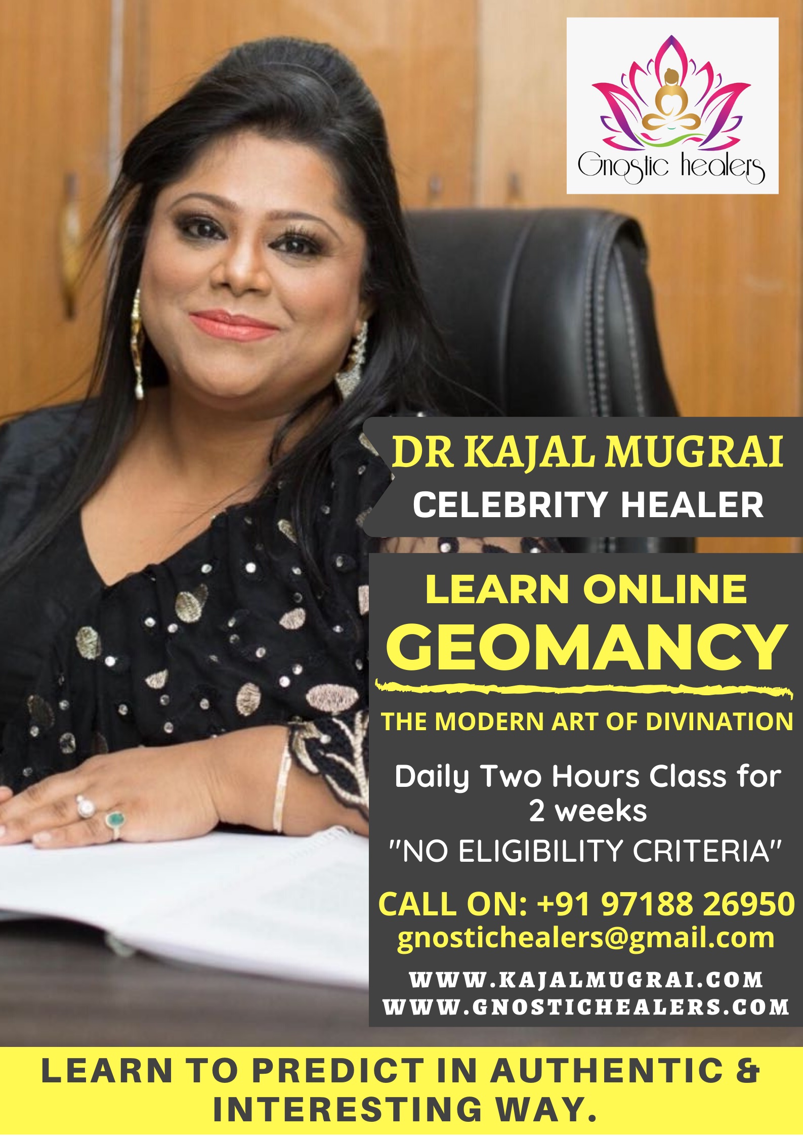 Geomancy Course by Dr. Kajal Mugrai - Dharamshala