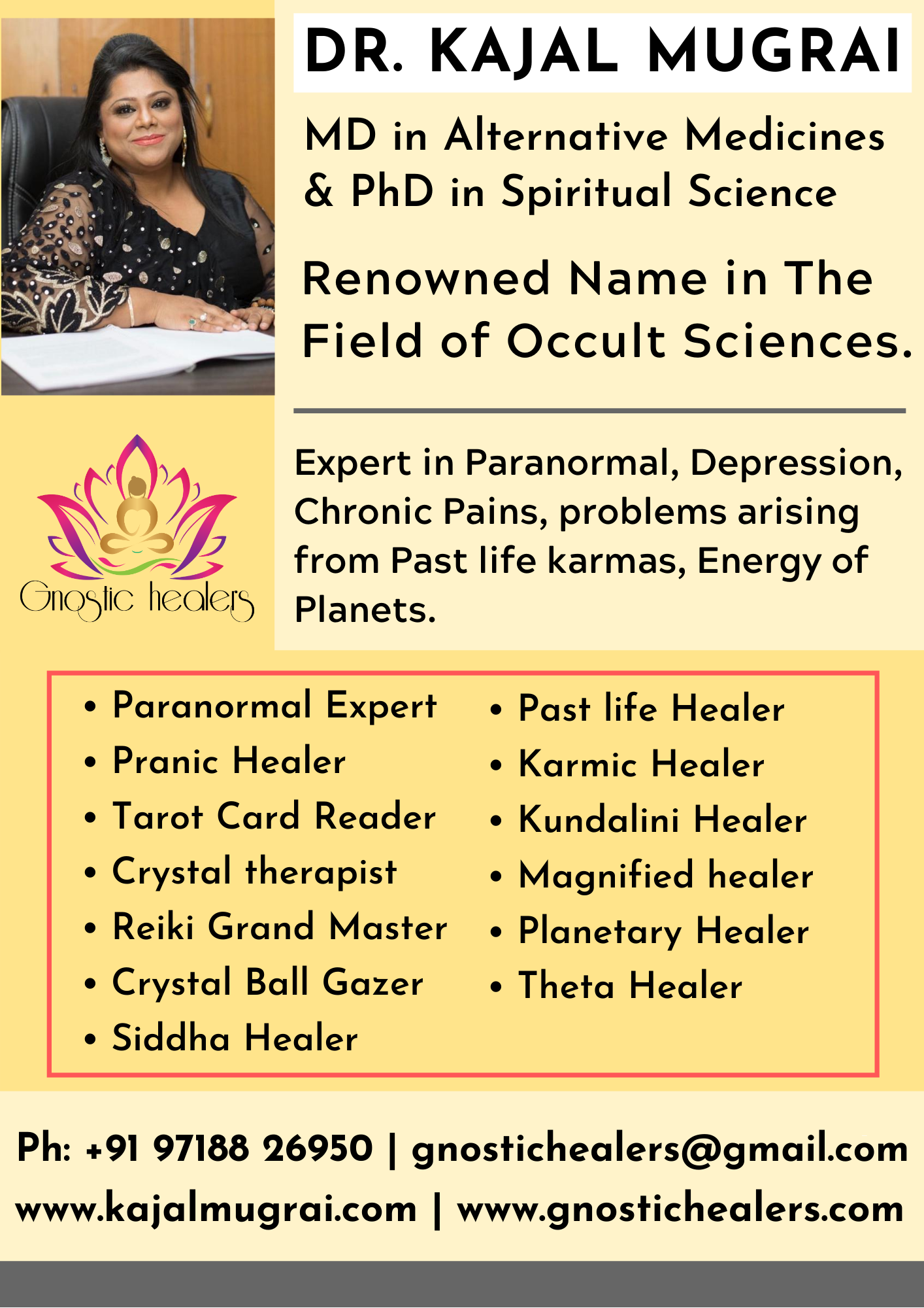 Holistic Healer by Dr. Kajal Mugrai - Hyderabad